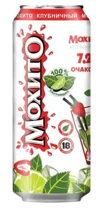 Сидр Mojito Strawberry, in can, 0.45л