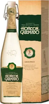 Писко Horcon Quemado Grand Pisco 3 Anos, gift box, 0.645 л