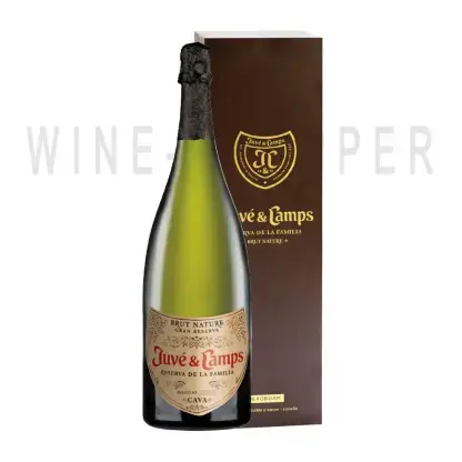 Игристое вино Juve y Camps Cava Reserva de la Familia Gran Reserva Brut Nature gift box 2017 0.75 л